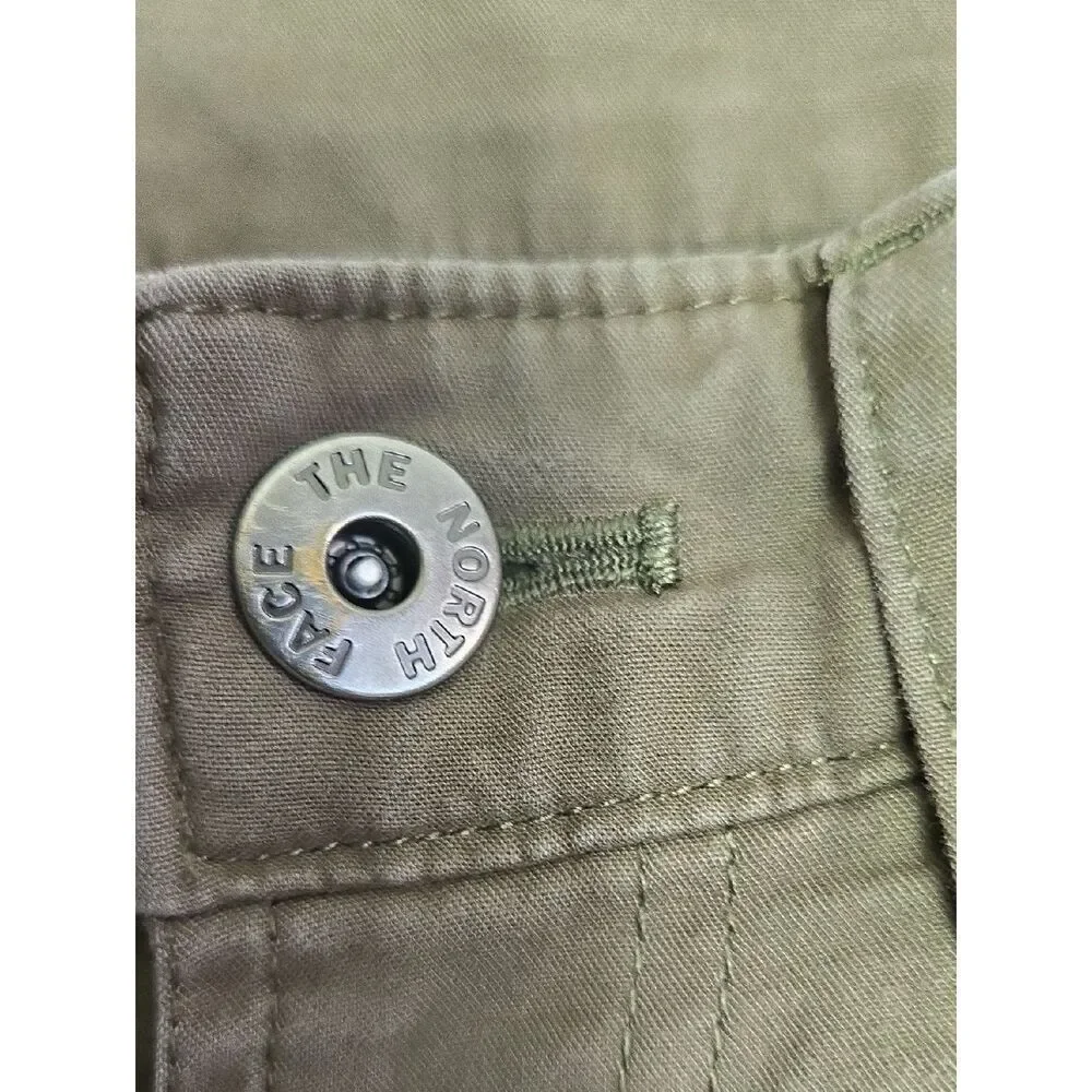 The North Face Olive Green Flat-Front Men's Shorts